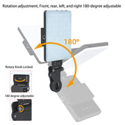 V11RGB With Screen  5W Mobile Phone Fill Light Live Broadcast Pocket Light