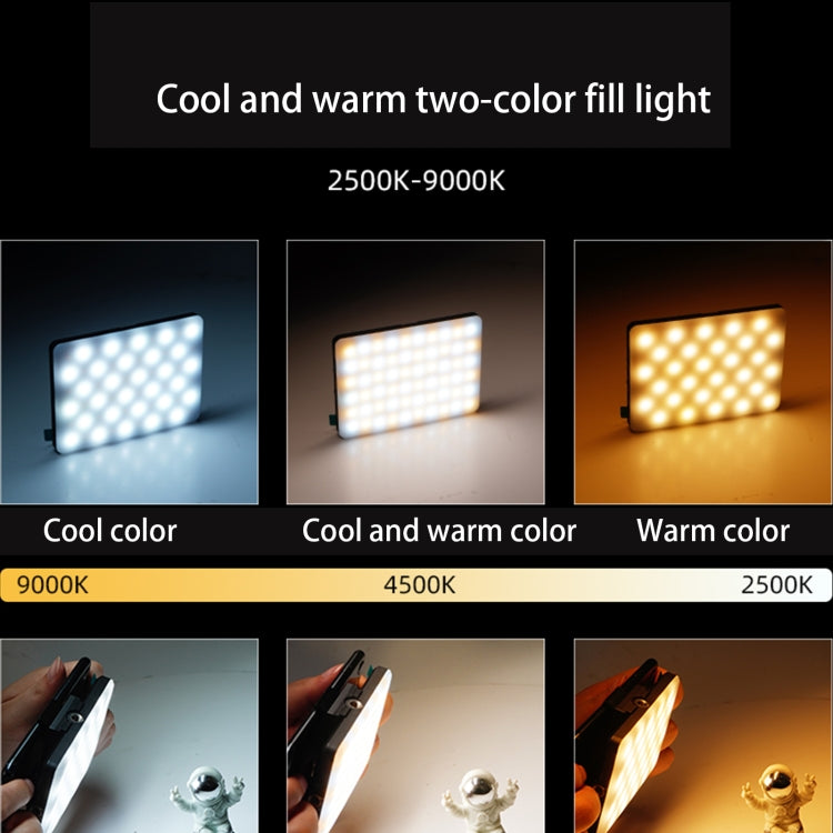 V11 Cool & Warm  With Screen  5W Mobile Phone Fill Light Live Broadcast Pocket Light - Selfie Light by PMC TechLife | Online Shopping South Africa | PMC TechLife | Buy Now Pay Later Mobicred