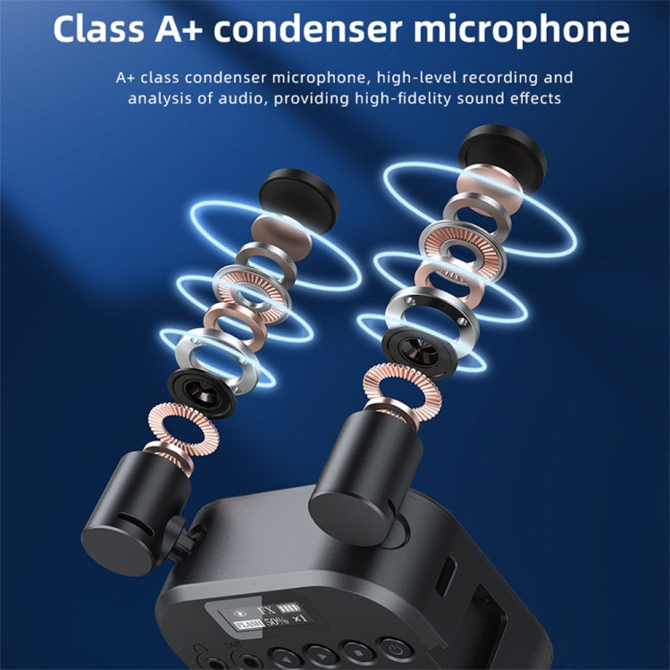 KIT-15LM Tripod Fill Light With Microphone Vlogging Kit  For Live Phone Recording(Black) - Stand by PMC TechLife | Online Shopping South Africa | PMC TechLife | Buy Now Pay Later Mobicred