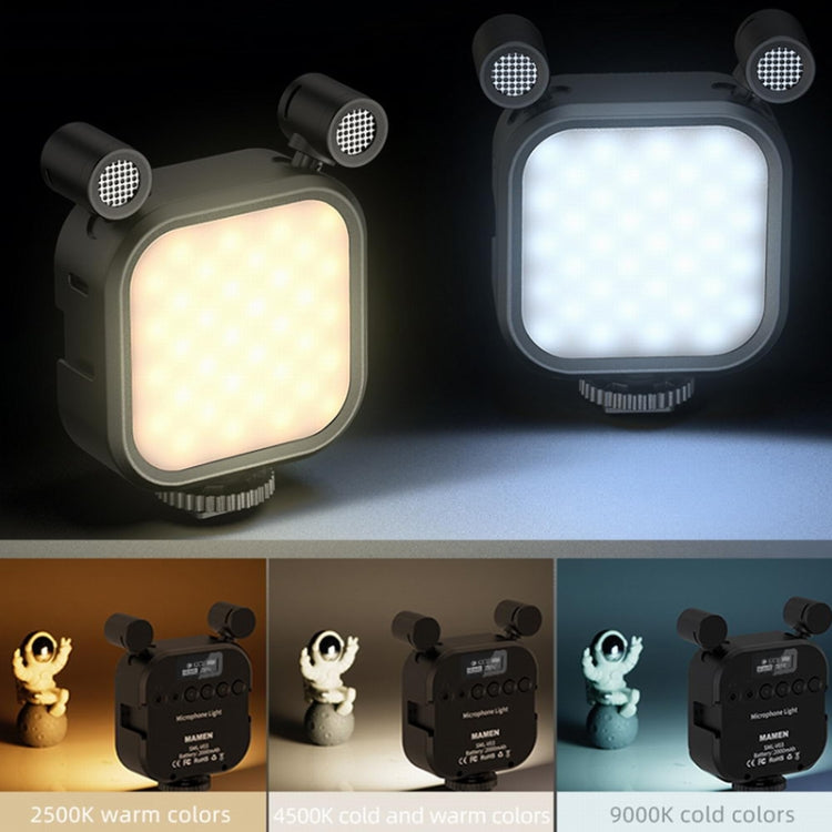 KIT-15LM Tripod Fill Light With Microphone Vlogging Kit  For Live Phone Recording(Black) - Stand by PMC TechLife | Online Shopping South Africa | PMC TechLife | Buy Now Pay Later Mobicred