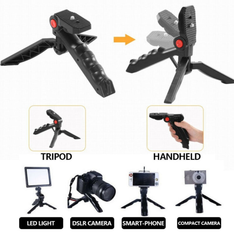 KIT-11LM Tripod Fill Light With Microphone Vlogging Kit For Live Phone Recording(Black) - Stand by PMC TechLife | Online Shopping South Africa | PMC TechLife | Buy Now Pay Later Mobicred