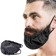 Men Beard Cover Oil and Stain Resistant Beard Pouch(Black) - free shipping - PMC TechLife - Order now!