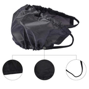 Men Beard Cover Oil and Stain Resistant Beard Pouch(Black)