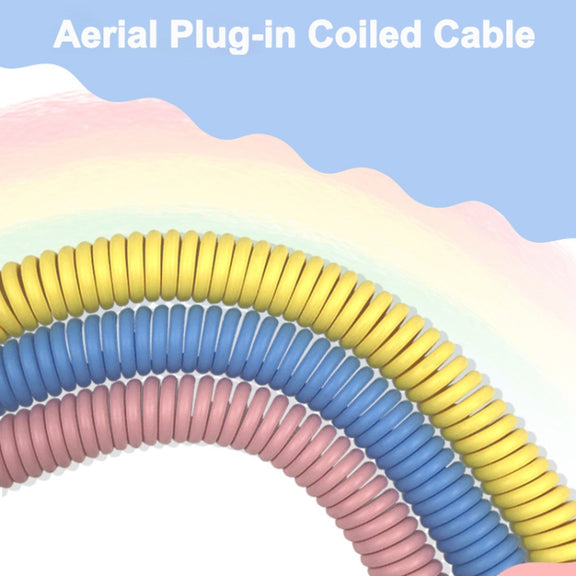Ajazz AL60 USB To Type-C/USB-C Keyboard Extension Line Single Hole Connector, Cable Length: 2.3m(Sky Blue)