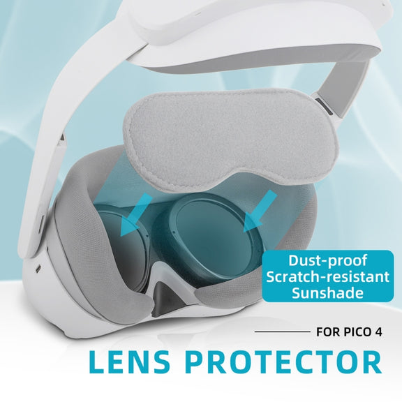 For PICO 4 Hifylux PC-ZF17 Lens Protector VR Glasses Dust-proof Sponge Pad(Light Grey)