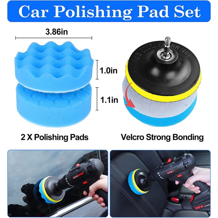 23pcs/set WRS-CS29 Car Wash Cleaning Brush Set Car Interior Crevice Cleaning Electric Drill Brush - Car washing supplies by PMC TechLife | Online Shopping South Africa | PMC TechLife | Buy Now Pay Later Mobicred