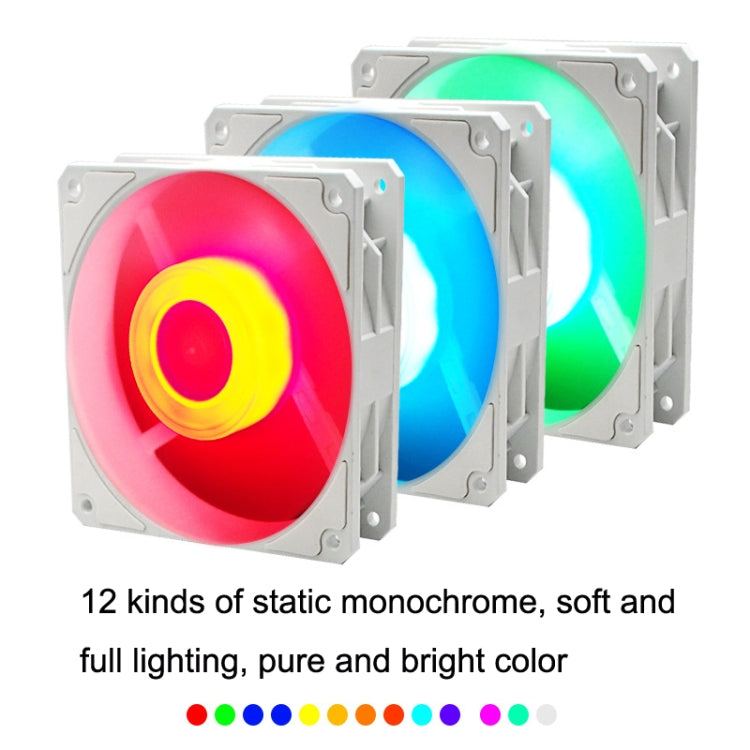 MF14025 5V ARGB 14cm Magnetic Evitation Dynamic Pressure Bearing Row Chassis Fan(White) - Fan Cooling by PMC Jewellery | Online Shopping South Africa | PMC Jewellery | Buy Now Pay Later Mobicred