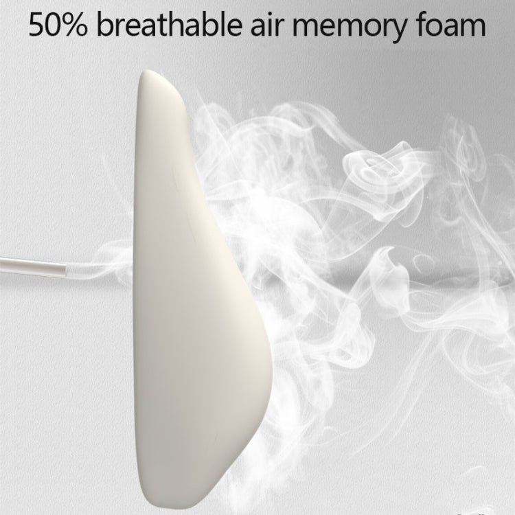 SR-21 Car Lumbar Cushion Headrest Seat Memory Foam Accessories, Style: Ordinary Lumbar Support (Brown) - Seat Accessories by PMC TechLife | Online Shopping South Africa | PMC TechLife | Buy Now Pay Later Mobicred