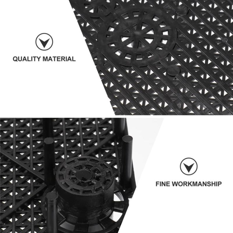 8pcs Fish Tank Bottom Filter Board Sand Mat(Black Tablet) - Filters & Accessories by PMC TechLife | Online Shopping South Africa | PMC TechLife | Buy Now Pay Later Mobicred