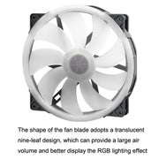 FANNER 2020 5V ARGB 20cm Large Air Volume Slow Motherboard Chassis Fan