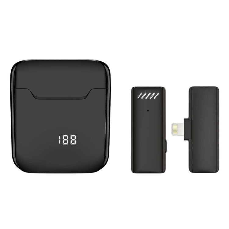 S11 Single Microphone 8 Pin Interface Wireless Lavalier Noise Canceling Microphone with Charging Case - Microphone by PMC TechLife | Online Shopping South Africa | PMC TechLife | Buy Now Pay Later Mobicred