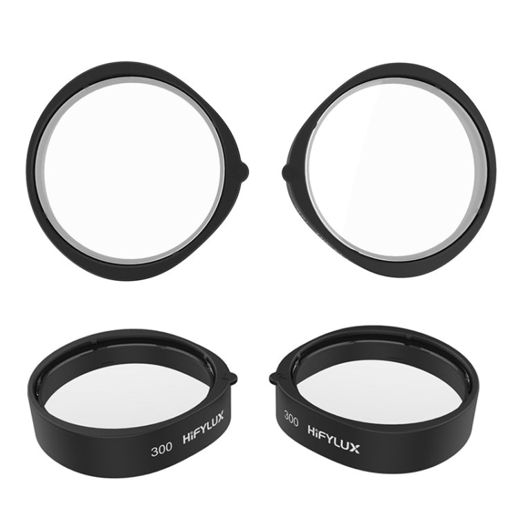 For Oculus Quest 2 Hifylux Q2-QF11 1pair Myopia Lens Frame Aspheric Resin VR Glasses Accessories(300 Degrees)