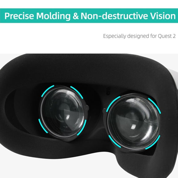 For Oculus Quest 2 Hifylux Q2-QF11 1pair Myopia Lens Frame Aspheric Resin VR Glasses Accessories(250 Degrees)
