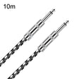 10m 2 Straight Head 6.35mm Guitar Cable Oxygen-Free Copper Core TS Large Two-core Cable - Microphone Audio Cable & Connector by PMC TechLife | Online Shopping South Africa | PMC TechLife | Buy Now Pay Later Mobicred