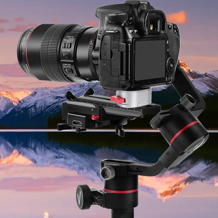 Z056 Mini Gimbal Quick Release Plate Clamp for DSLR Camera Camcorder Tripod Monopod - Quick Release Plate by PMC TechLife | Online Shopping South Africa | PMC TechLife | Buy Now Pay Later Mobicred