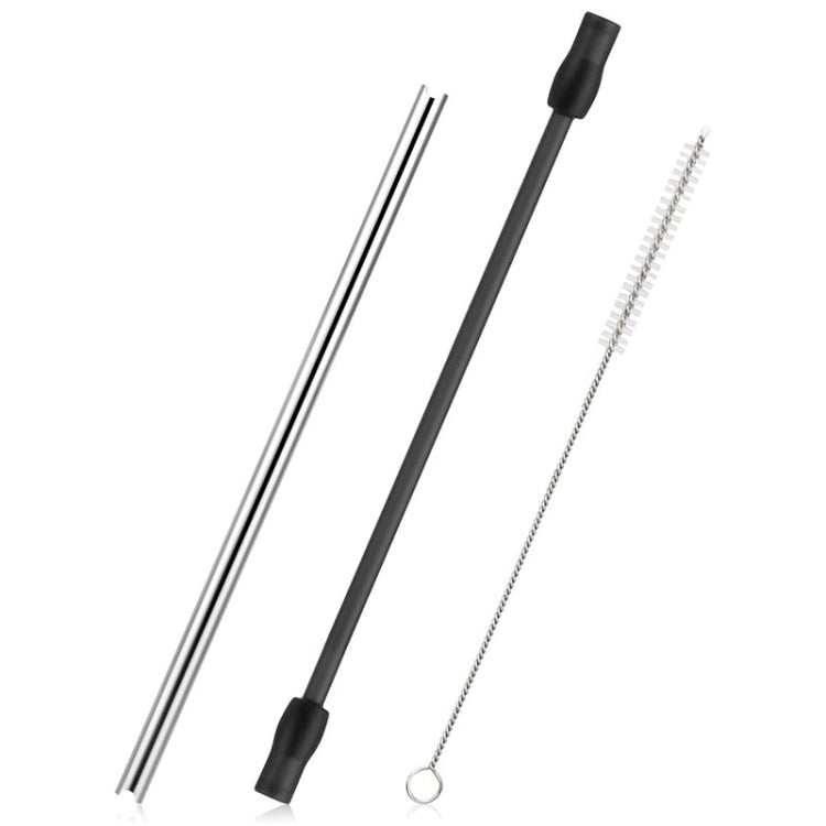 For Bosch VeroAroma / Siemens EQ.6 Series Coffee Machine Milk Pipe and Cleaning Brush Set(Dark Gray) - Coffee Tools by PMC TechLife | Online Shopping South Africa | PMC TechLife