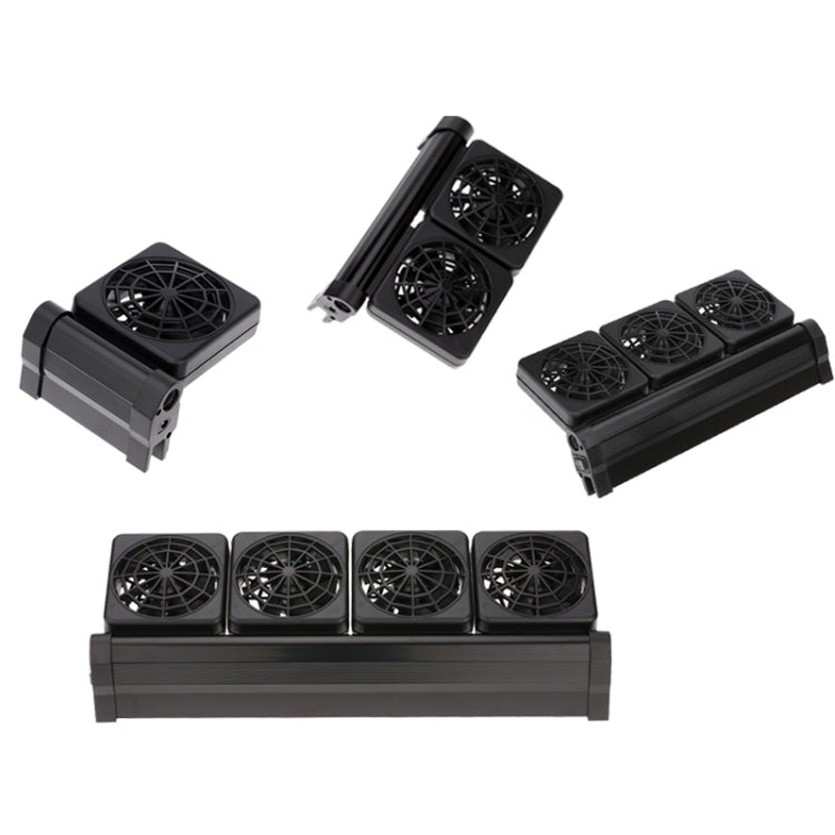 Fish Tank Cooling Fan Cooling Silent Aquarium Fan, Specification: 1 Head US Plug