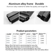 Fish Tank Cooling Fan Cooling Silent Aquarium Fan, Specification: 3 Head EU Plug