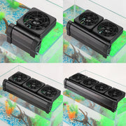 Fish Tank Cooling Fan Cooling Silent Aquarium Fan, Specification: 3 Head EU Plug