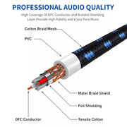 KN006 20m Male To Female Canon Line Audio Cable Microphone Power Amplifier XLR Cable(Black)