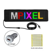 532x90mm Vehicle Rear Window Color Flexible LED Electronic Screen