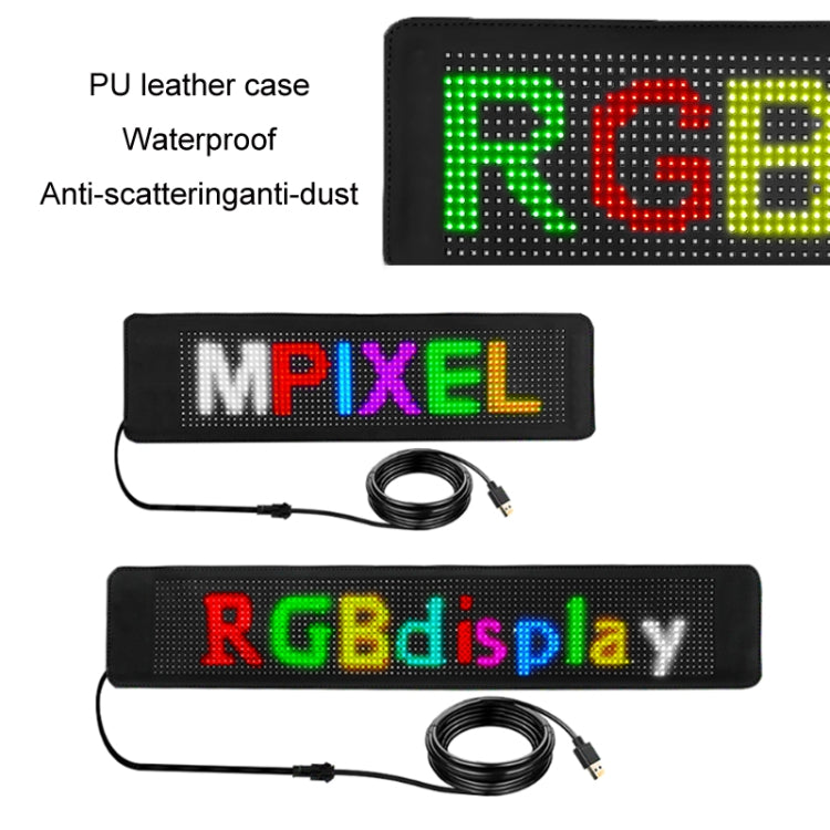 532x90mm Vehicle Rear Window Color Flexible LED Electronic Screen