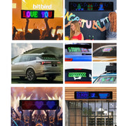 532x90mm Vehicle Rear Window Color Flexible LED Electronic Screen