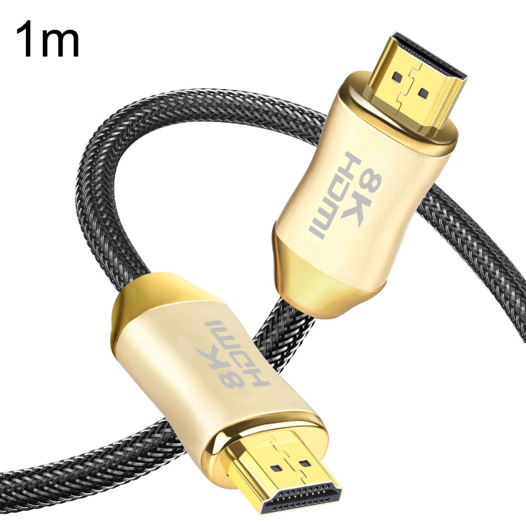 CO-HD801 1m HDMI 2.1 Version 8K 60Hz For PS4 Cable Projector Notebook Set-Top Box Cable(Gold) - Cable by PMC TechLife | Online Shopping South Africa | PMC TechLife