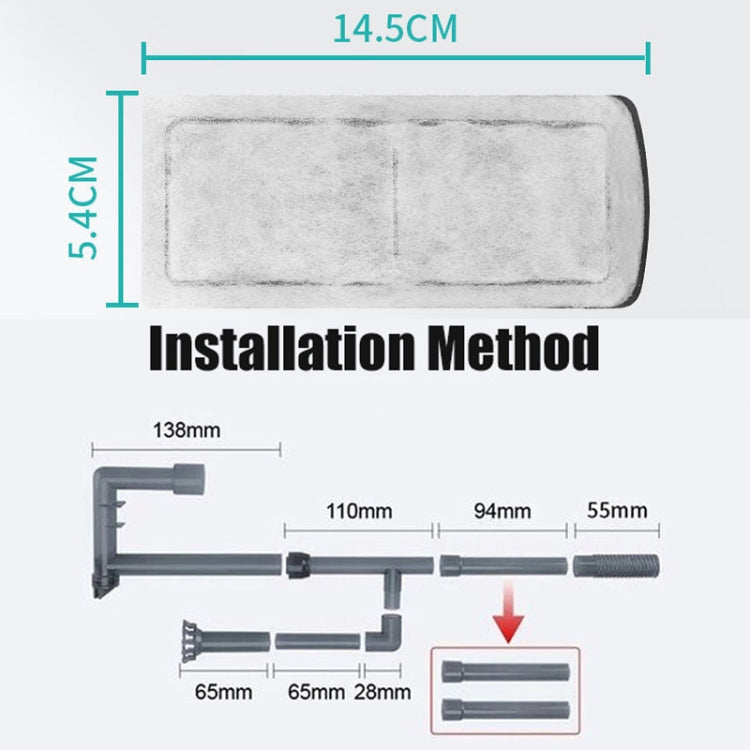 Jeneca XP-09 Small Aquarium External Waterfall Filter, CN Plug