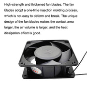 XIN RUI FENG XRX12038 380V Double Roller Cooling Fan 12cm Cabinet Power Distribution Cabinet Shaft