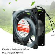 XIN RUI FENG XRX12038 380V Double Roller Cooling Fan 12cm Cabinet Power Distribution Cabinet Shaft