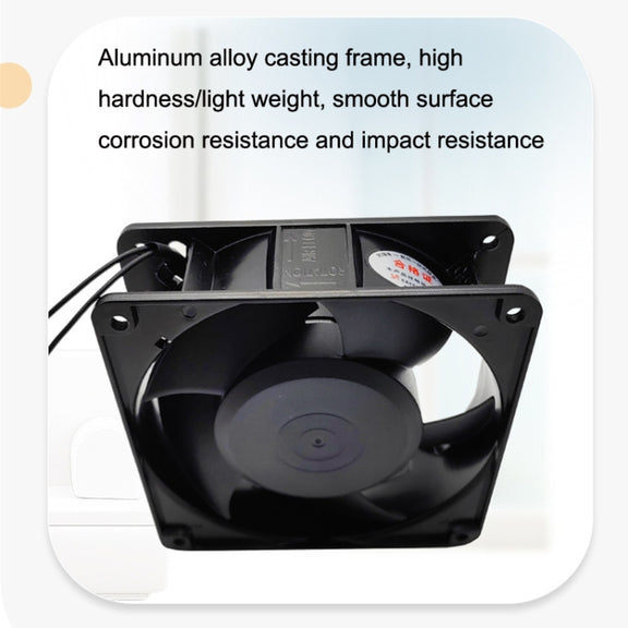 XIN RUI FENG XRX12038 380V Double Roller Cooling Fan 12cm Cabinet Power Distribution Cabinet Shaft