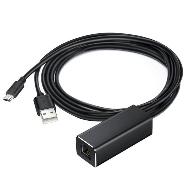 RJ45 Micro USB to 100M Ethernet Adapter Steady Watch Video - Adapter by PMC TechLife | Online Shopping South Africa | PMC TechLife | Buy Now Pay Later Mobicred
