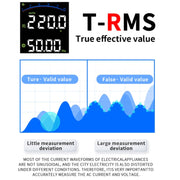 FNIRSI S1 Digital High Precision Fully Automatic Digital Multimeter(Blue)