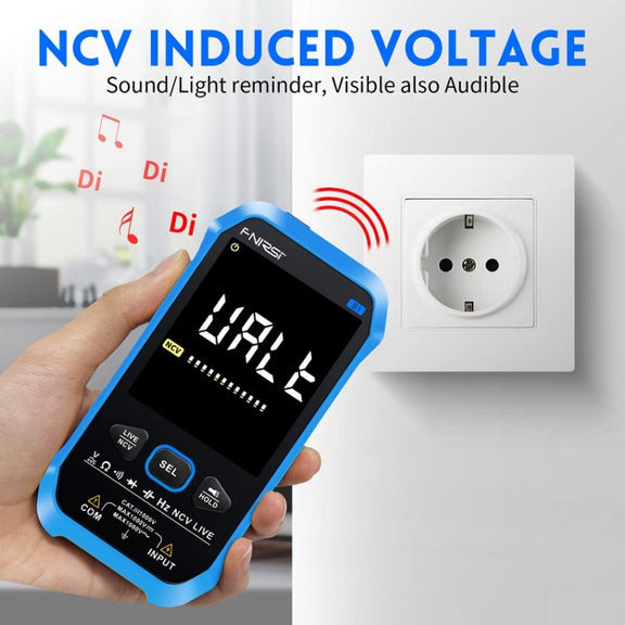 FNIRSI S1 Digital High Precision Fully Automatic Digital Multimeter(Blue)