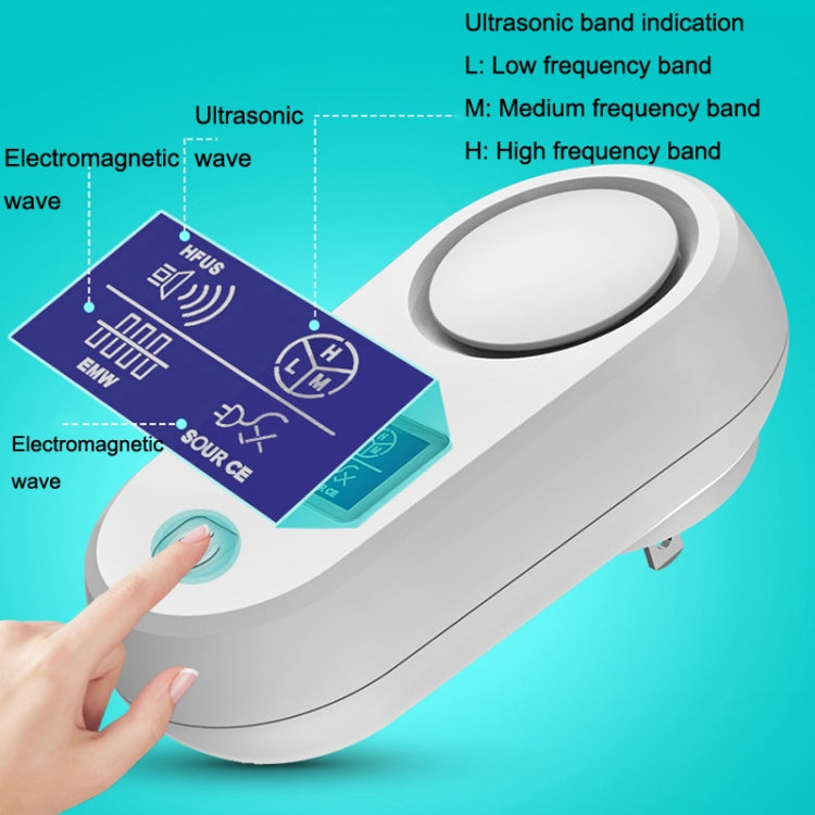 High Power Display Ultrasonic Mouse Repellent Mosquito Repellent Home Intelligent Insect Repellent UK Plug(Black) - Repellents by PMC TechLife | Online Shopping South Africa | PMC TechLife | Buy Now Pay Later Mobicred