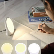 JSK-SL02 LED SAD Touch Timing Stepless Dimming Therapy Mood Desk Lamp Simulate Natural Light EU Plug