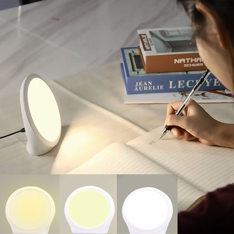 JSK-SL02 LED SAD Touch Timing Stepless Dimming Therapy Mood Desk Lamp Simulate Natural Light EU Plug