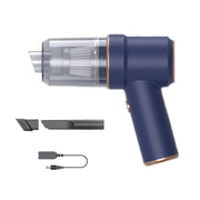 Small Wireless Charging Car Vacuum Cleaner Handheld High Power Vacuum Cleaner, Sort by color: 117C-Blue