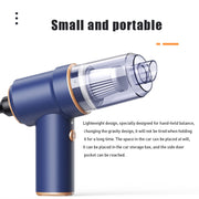 Small Wireless Charging Car Vacuum Cleaner Handheld High Power Vacuum Cleaner, Sort by color: 117CG-Black