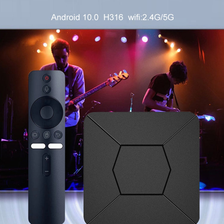 Q5 TV Set-Top Box 2G+8G Dual WiFi+Bluetooth Voice Remote HD Player(EU Plug)