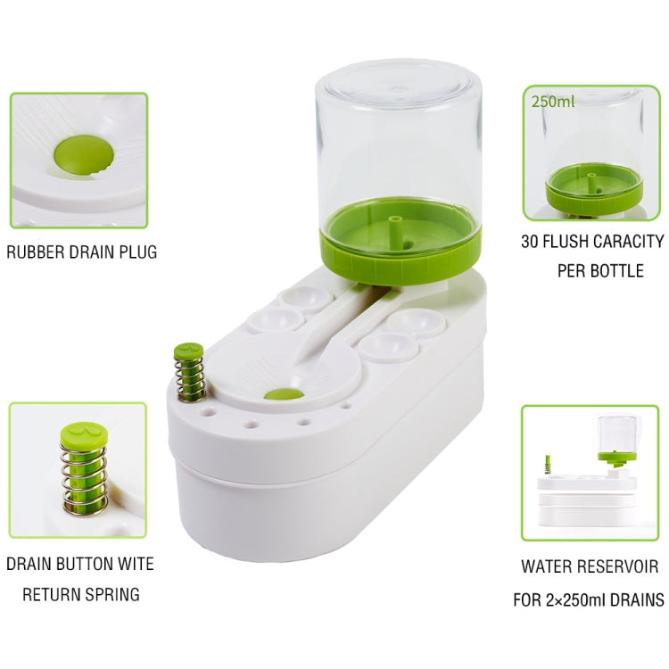 2nd Generation Oil Painting Brush Cleaner Tool with Water Container Paint Pen Washer(Green) - Art Supplies by PMC TechLife | Online Shopping South Africa | PMC TechLife