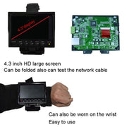 JSK-4300B 4.3 inch Handheld 12V Output Network Cable Monitoring Tester(With AU Plug Power Adapter)