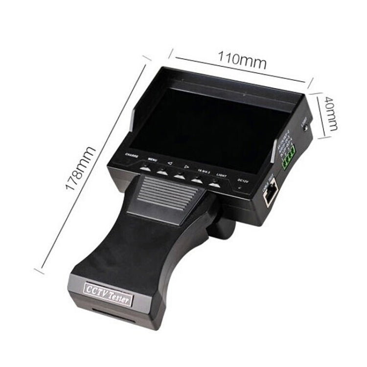 JSK-4300B 4.3 inch Handheld 12V Output Network Cable Monitoring Tester(With AU Plug Power Adapter) - Other Tools by PMC TechLife | Online Shopping South Africa | PMC TechLife