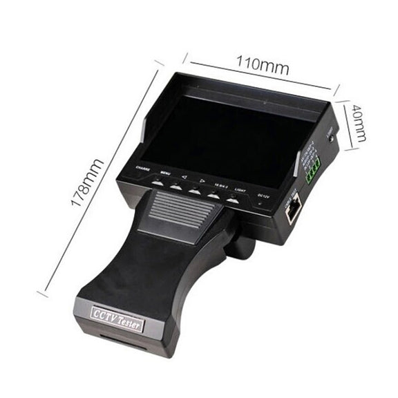 JSK-4300B 4.3 inch Handheld 12V Output Network Cable Monitoring Tester(With AU Plug Power Adapter)