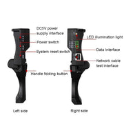 JSK-4300B 4.3 inch Handheld 12V Output Network Cable Monitoring Tester(With AU Plug Power Adapter)