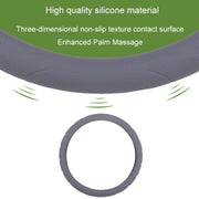 Silicone Non-slip Wear-resistant Steering Wheel Cover, Size: 37-42cm(Gray)