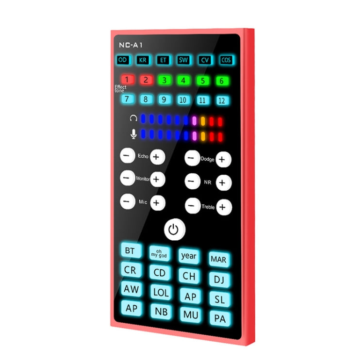 NC-A1 Bluetooth 5.0 Sound Card 12 Kinds Of Sound Effects Support Real-Time Monitoring - Live Sound Effects Processors by PMC TechLife | Online Shopping South Africa | PMC TechLife | Buy Now Pay Later Mobicred