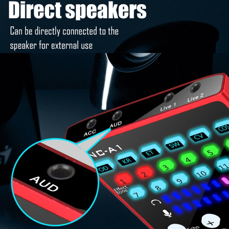 NC-A1 Bluetooth 5.0 Sound Card 12 Kinds Of Sound Effects Support Real-Time Monitoring - Live Sound Effects Processors by PMC TechLife | Online Shopping South Africa | PMC TechLife | Buy Now Pay Later Mobicred
