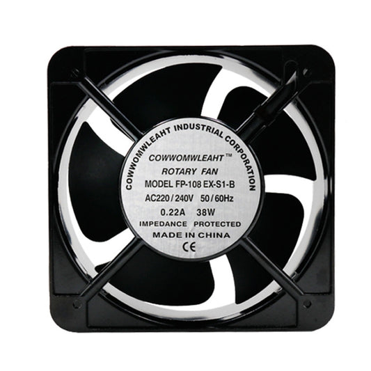 220V 38W 15cm Roller Chassis Electrical Cabinet Shaft Oil Bearing Fan - free shipping - PMC Jewellery - Order now!